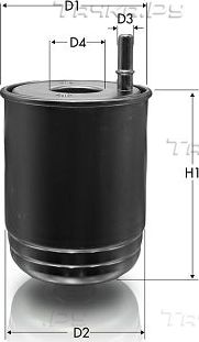 Топливный фильтр Tecneco Filters для Kia Ceed III 2018-2026. Артикул GS1216