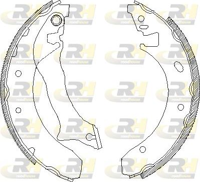 Тормозные колодки RoadHouse задние для Ford Mondeo I 1993-1996. Артикул 4300.00