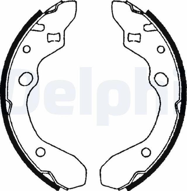 Тормозные колодки Delphi задние для Mazda MX-3 I 1991-1998. Артикул LS1679