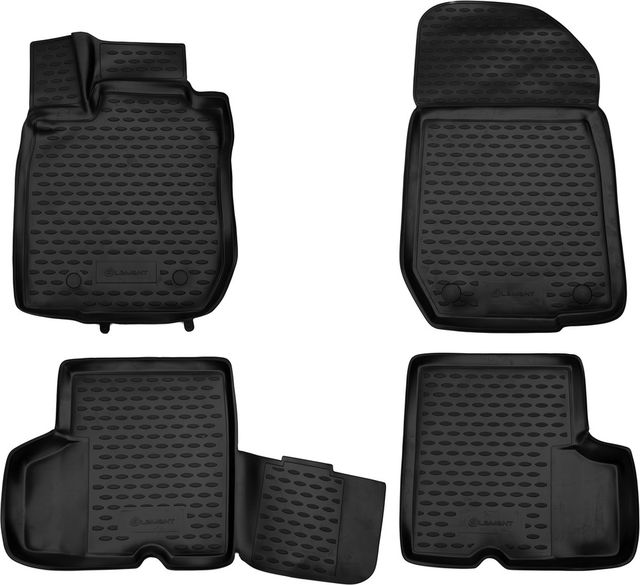 Коврики Element для салона Renault Logan I 2004-2013. Артикул NLC.3D.41.05.210k