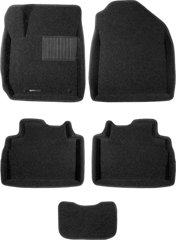 Коврики текстильные Euromat 3D Business для салона Kia Soul III 2019-2026. Артикул EMC3D-002907