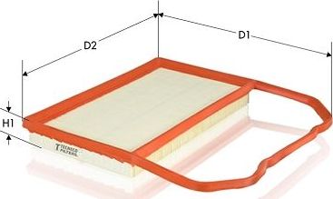 Воздушный фильтр  Tecneco Filters. Артикул AR1656PM