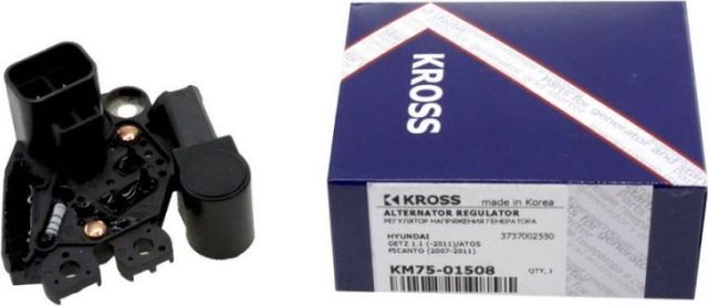 РЕГУЛЯТОР НАПРЯЖЕНИЯ ГЕНЕРАТОРА (Kross). Артикул KM7501508