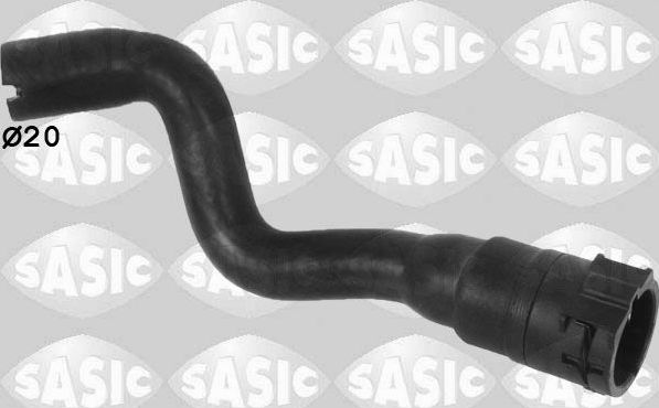 Патрубок радиатора (системы охлаждения) Sasic правый для Opel Corsa D 2006-2011. Артикул 3406308