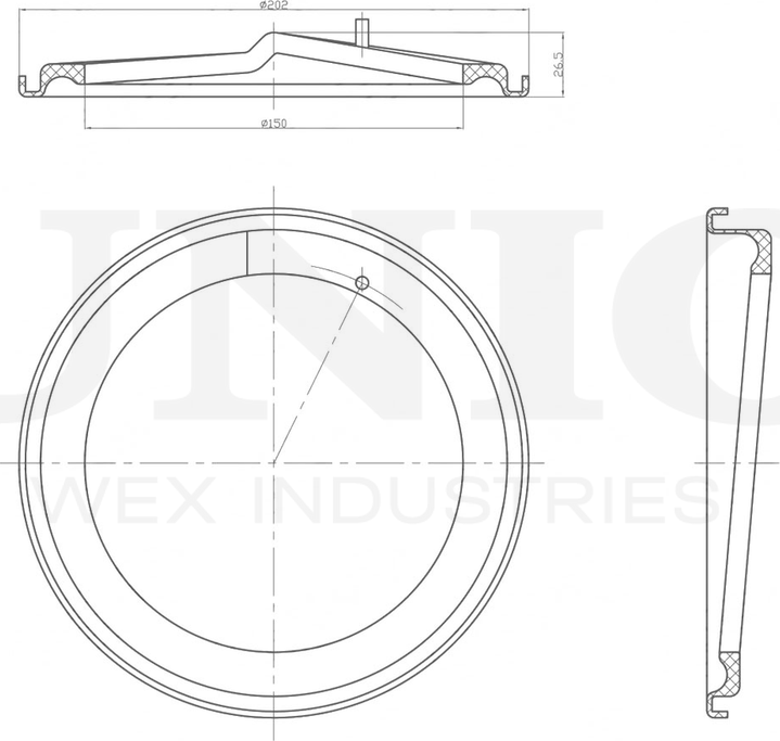 Проставка пружины подвески (Unio). Артикул RMP-16105