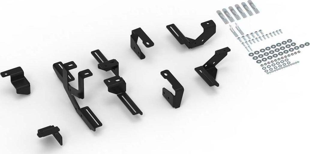 Комплект крепежа к порогам Rival для Kia Sorento III Prime поколение рестайлинг 2018-2020. Артикул 9.2803.4