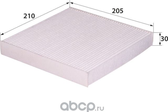 AC-808 80292-TF0-G01 (40ШТ) (ФИЛЬТР САЛОННЫЙ) (RB-Exide). Артикул AC808