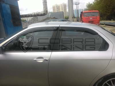 Дефлекторы Cobra Tuning для окон Alfa Romeo 156 2005-2012. Артикул A30497