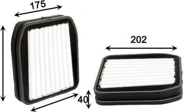 Салонный фильтр JS Asakashi. Артикул AC0095SET