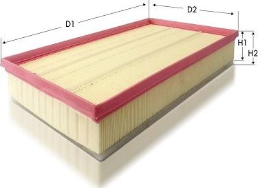 Воздушный фильтр  Tecneco Filters. Артикул AR1671PMS