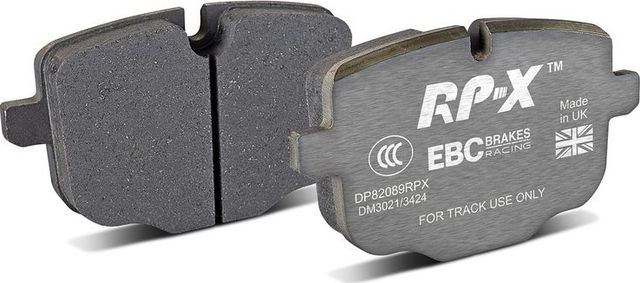 Тормозные колодки EBC Brakes RPX has a very stable friction coefficient of 0.55μ задние для BMW 6 III (F06/F13/F12) 2012-2018. Артикул DP82089RPX