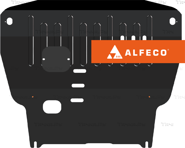Защита Alfeco для картера и КПП Chevrolet Aveo I 2008-2012. Артикул ALF.03.02