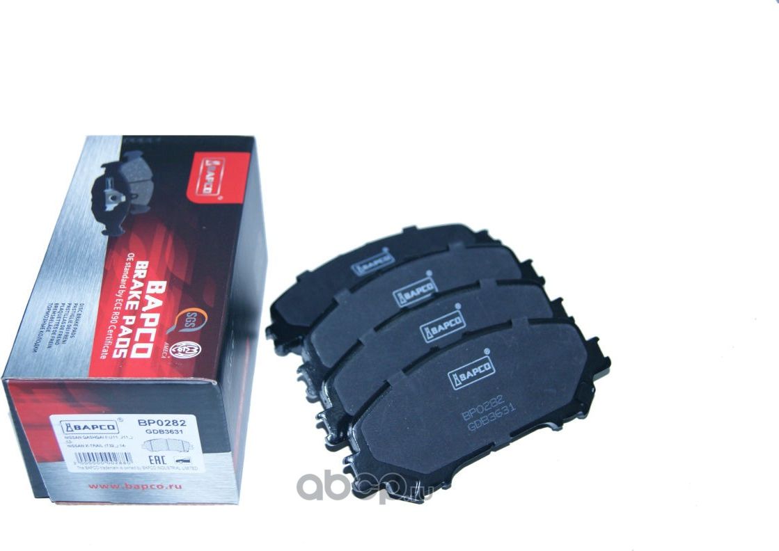 Колодки тормозные дисковые пер. NISSAN QASHQAI II Closed Off-Road Vehi (Bapco) Bapco. Артикул BP0282