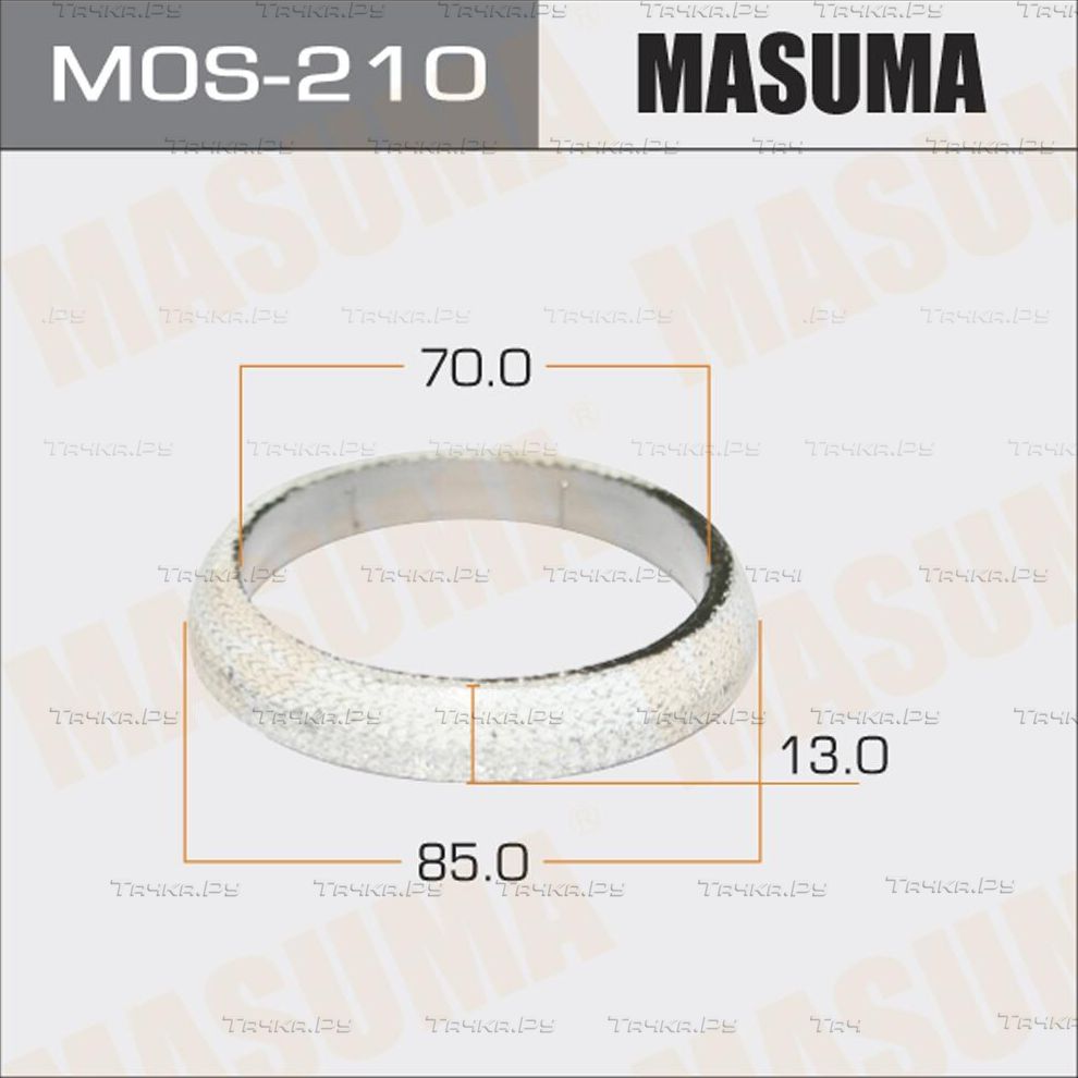 Прокладка глушителя Masuma для Nissan Primera P12 2002-2008. Артикул MOS-210