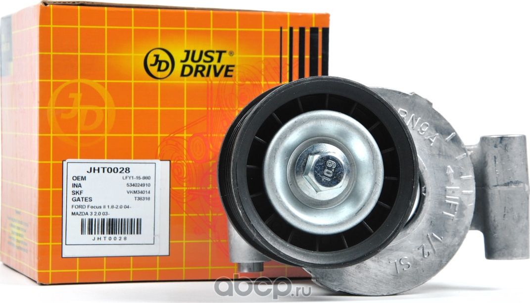 Ролик приводного ремня в сборе (Just Drive). Артикул JHT0028
