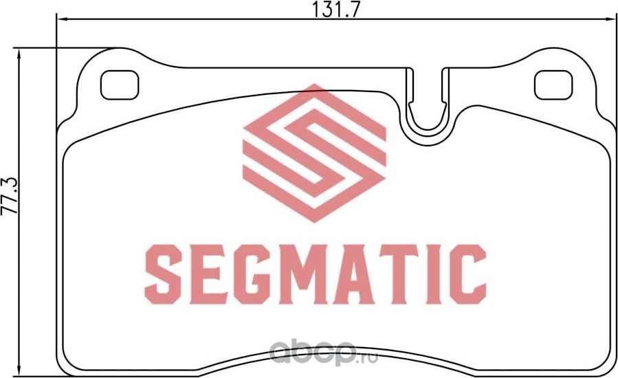 SGBP2620 Колодка торм диск пер Volkswagen Touareg 3.6 2010-, Touareg 3.0 2010-Vo (Segmatic) Segmatic. Артикул SGBP2620