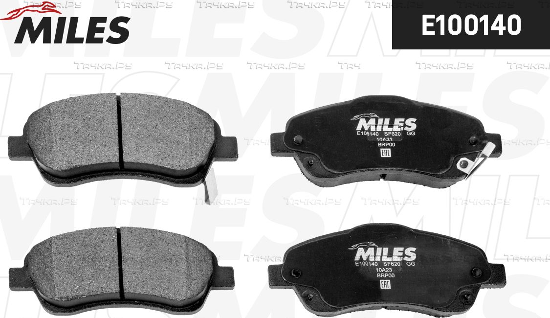 Тормозные колодки Miles (Semi-Metallic) для Lotus Exige I 2001-2008. Артикул E100140