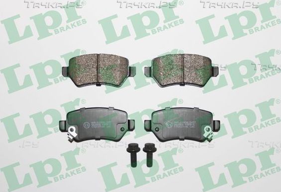 Тормозные колодки LPR задние для Chevrolet Corsa 2000-2002. Артикул 05P811