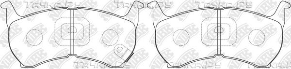 Тормозные колодки NiBK. Артикул PN5155