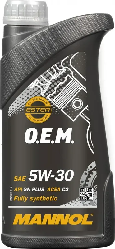 Масло моторное O.E.M. for TOYOTA LEXUS 5W-30 (1л) (Mannol) Mannol. Артикул 1196