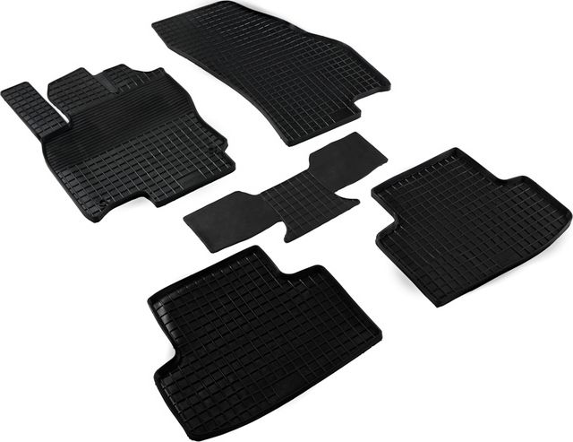 Коврики резиновые Seintex с узором сетка для салона Jetta VS5 2019-2026. Артикул 316407