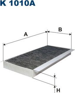 Салонный фильтр Filtron для Mazda 121 III 1996-2003. Артикул K 1010A