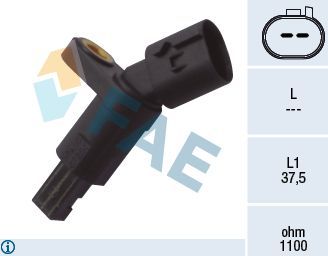 Датчик ABS FAE. Артикул 78016