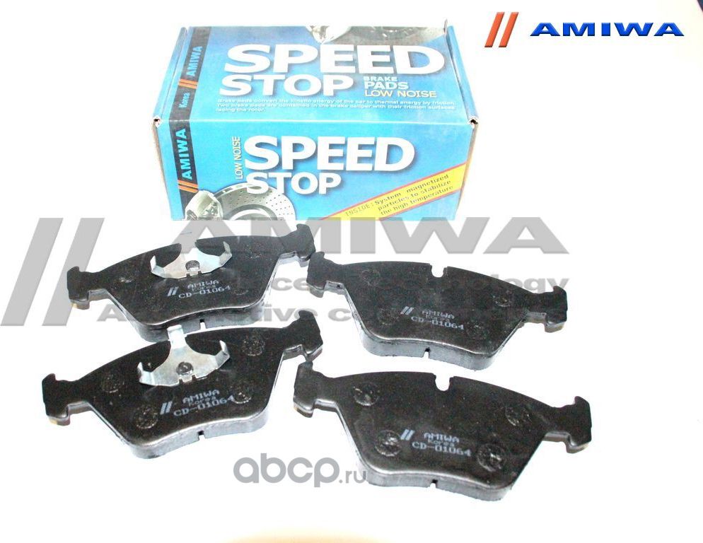 Колодки тормозные передние (Amiwa). Артикул CD01064