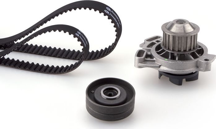 Помпа (водяной насос) с комплектом ремня ГРМ Gates PowerGrip®. Артикул KP15035