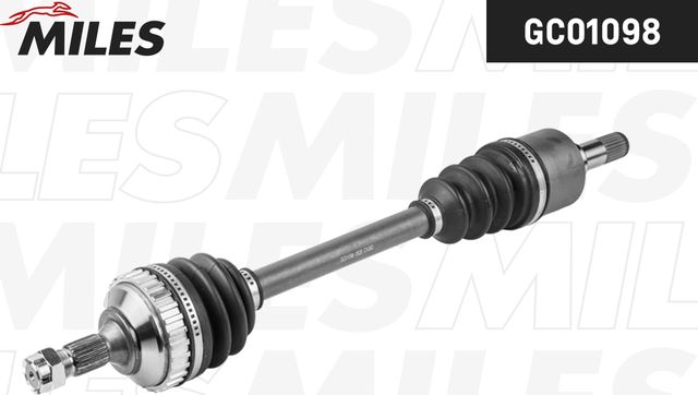 Полуось (привод в сборе, приводной вал) Miles. Артикул GC01098