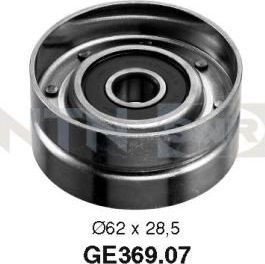 Направляющий (ведущий) ролик ремня ГРМ NTN / SNR. Артикул GE369.07