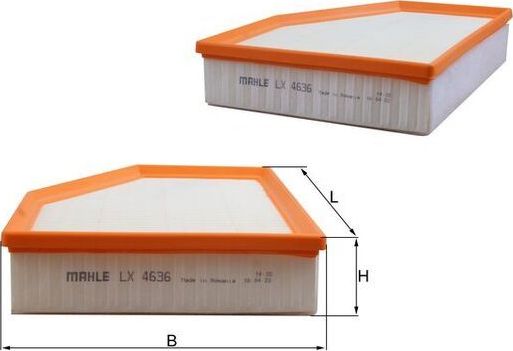 Воздушный фильтр Mahle для BMW 7 VI (G11/G12) 2020-2026. Артикул LX 4636
