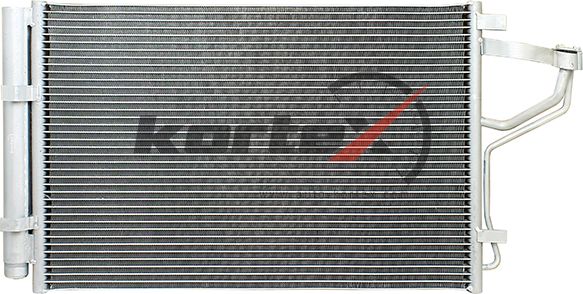 Радиатор кондиционера (Kortex). Артикул KRD2048