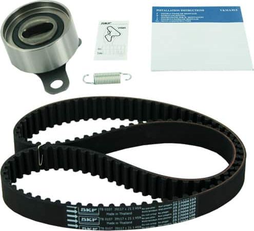 Ремень ГРМ с роликами (комплект) SKF. Артикул VKMA 91005