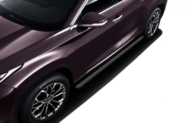 Пороги Slitkoff труба d76 для Exeed TXL 2020-2026 Черные. Артикул CHEX-TXL-005B