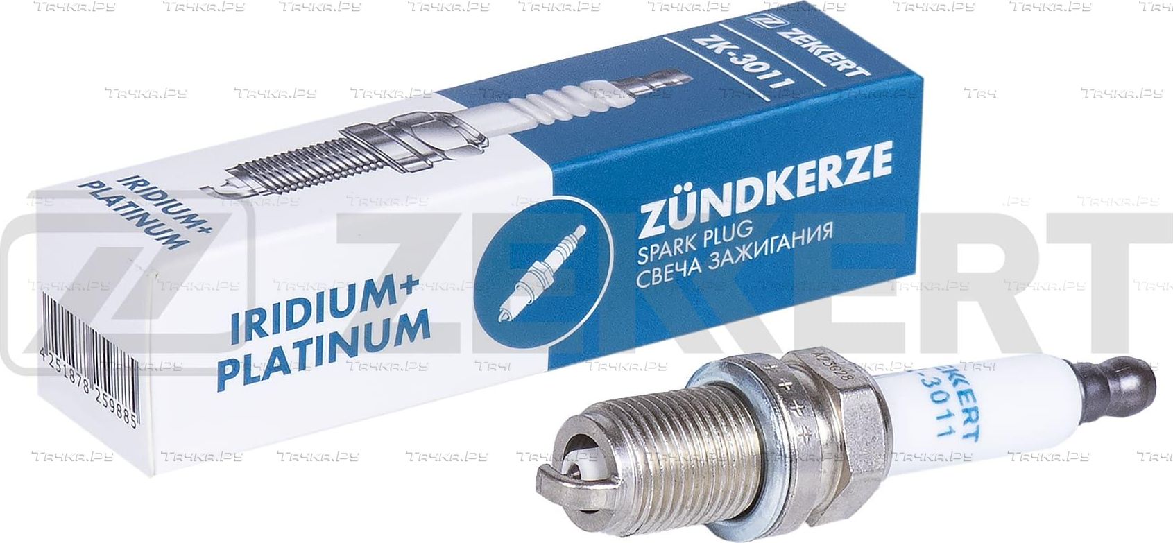 Свеча зажигания Zekkert для Audi Q3 I (8U) 2011-2015. Артикул ZK-3011