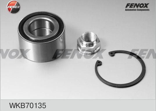 Ступичный подшипник (комплект) Fenox. Артикул WKB70135