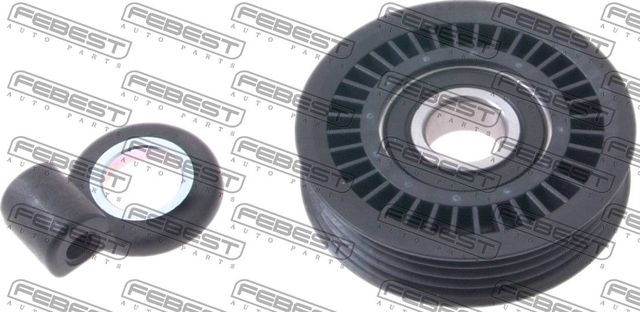 Натяжной ролик (натяжитель) приводного поликлинового ремня Febest. Артикул 0887-B13