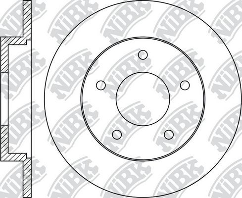 Тормозной диск NiBK. Артикул RN1369