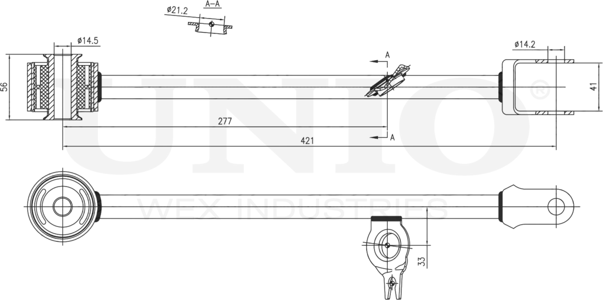 Рычаг подвески (Unio). Артикул SSP-40107