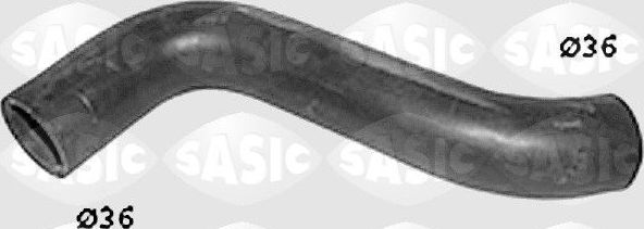 Патрубок радиатора (системы охлаждения) Sasic правый верхний для IVECO Daily II 1996-1999. Артикул SWH6703