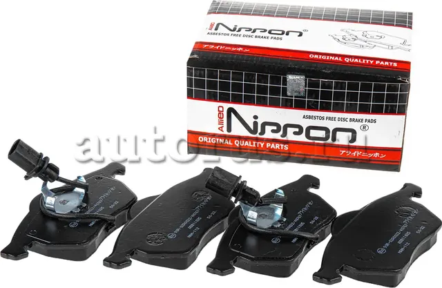 ADB11025_колодки дисковые передние!/ Audi A6 1.8T/2.0/2.5TDi 97-02, VW Passat 1. (Allied Nippon). Артикул ADB11025