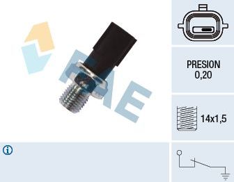 Датчик давления масла FAE. Артикул 12702