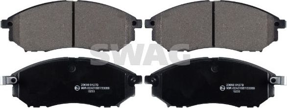 Тормозные колодки SWAG. Артикул 60 11 6188