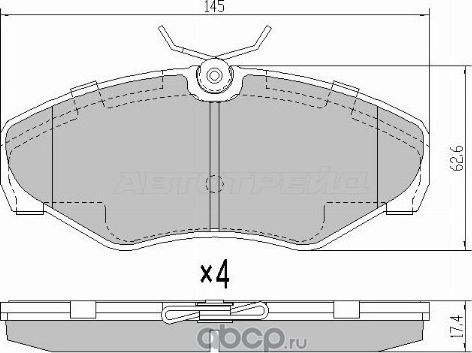 КОЛОДКИ ТОРМОЗНЫЕ FR RENAULT TRAFIC 09- (SAT). Артикул ST7701054771