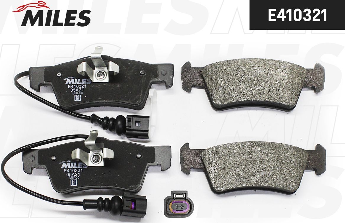 Тормозные колодки Miles (Low-Metallic). Артикул E410321