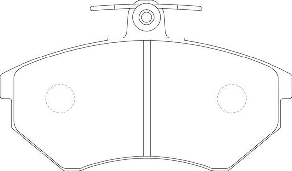 Тормозные колодки FIT. Артикул FP0696