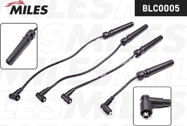 Высоковольтные провода (провода зажигания) (комплект) Miles. Артикул BLC0005
