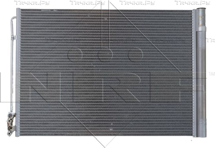 Радиатор кондиционера (конденсатор) NRF EASY FIT для BMW 6 III (F06/F13/F12) 2011-2018. Артикул 350033