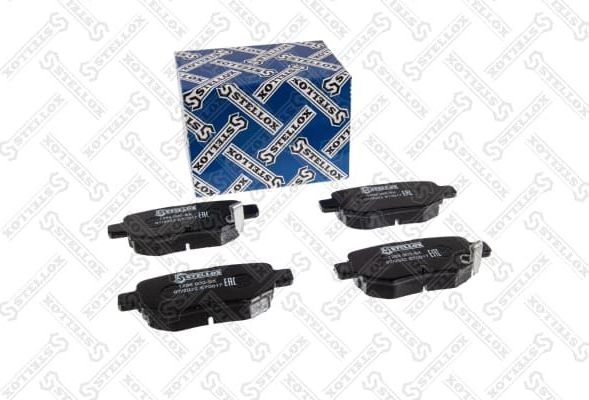 Тормозные колодки Stellox задние для Chery Bonus 3 (E3/A19) 2013-2017. Артикул 1289 000-SX